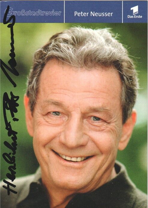Autogramm TV | ARD | Peter NEUSSER | 1990er "Grossstadtrevier" (Portrait Color Jander)