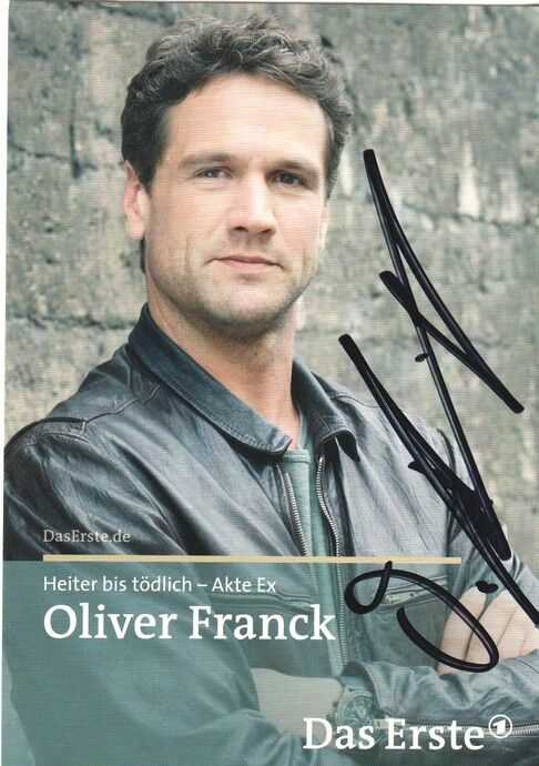 Autogramm TV | ARD | Oliver FRANCK | 2010er "Heiter Bis Tödlich" (Portrait Color Wünschirs)