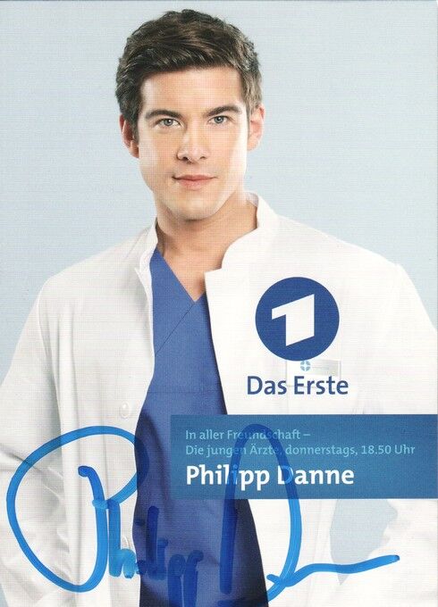 Autogramm TV | ARD | Philipp DANNE | 2010er "IAF - Die Jungen Ärzte" (Portrait Color Schulze)