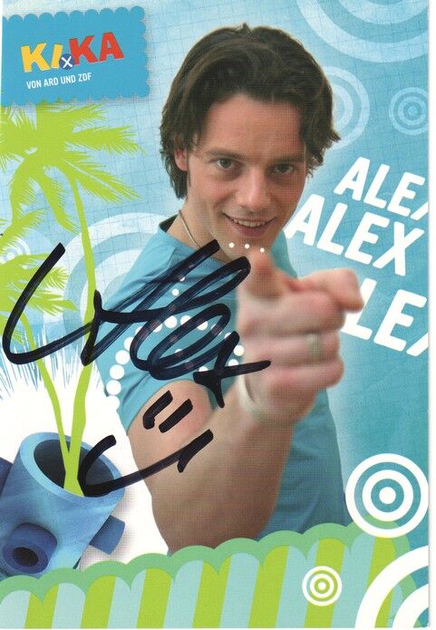 Autogramm TV | ARD | ALEX Huth | 2000er (Portrait Color KIKA)