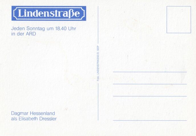 Autogramm Schauspieler | Dagmar HESSENLAND | 1990er (Portrait SW Seip)