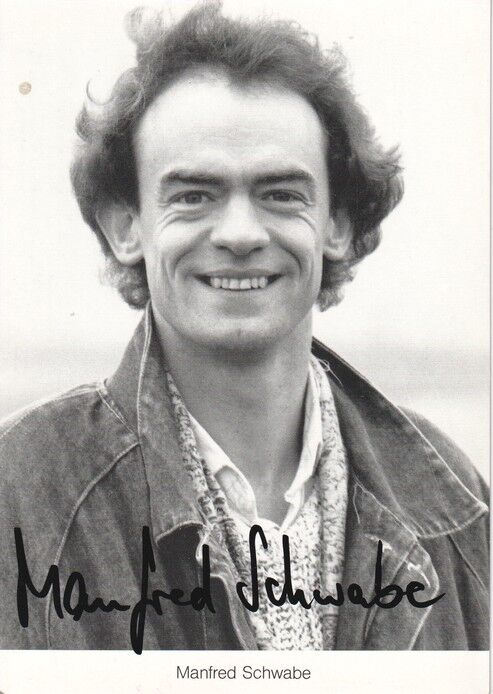 Autogramm TV | ARD | Manfred SCHWABE | 1990er "Lindenstrasse" (Portrait SW Seip)