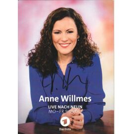 Autogramm TV | ARD | Anne WILLMES | 2020er "Live Nach Neun" (Portrait Color Knabe)