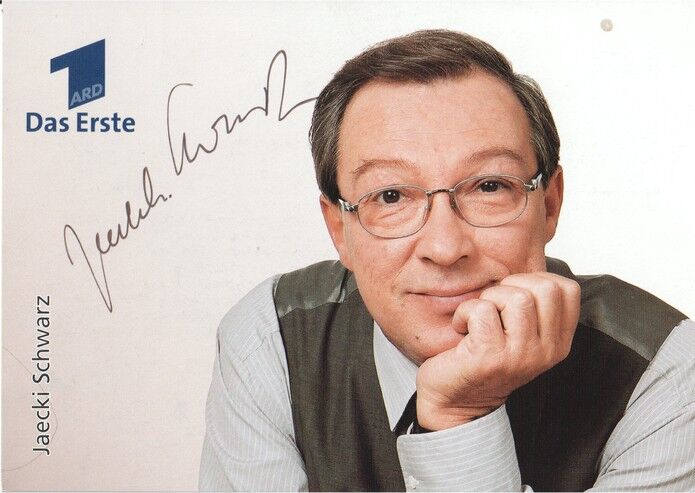 Autogramm TV | ARD | Jaecki SCHWARZ | 2002 "Polizeiruf 110" (Portrait Color Hillert)
