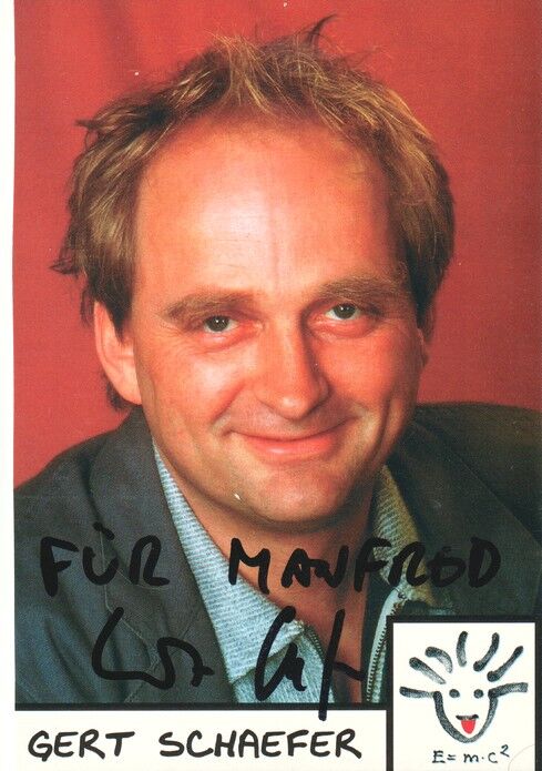 Autogramm TV | ARD | Gert SCHAEFER | 2000er "Schloss Einstein" (Portrait Color)