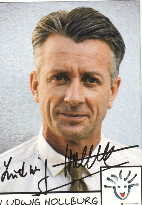 Autogramm TV | ARD | Ludwig HOLLBURG | 2000er "Schloss Einstein" (Portrait Color)