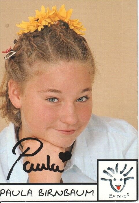 Autogramm TV | ARD | Paula BIRNBAUM | 2000er "Schloss Einstein" (Portrait Color)