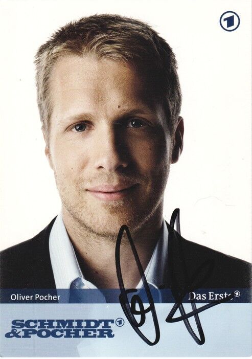 Autogramm TV | ARD | Oliver POCHER | 2000er "Schmidt & Pocher" (Portrait Color Grob)