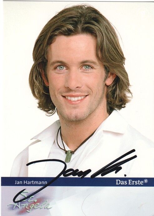Autogramm TV | ARD | Jan HARTMANN | 2000er "St. Angela" (Portrait Color Jander)