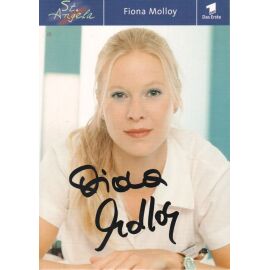 Autogramm TV | ARD | Fiona MOLLOY | 2000er "St. Angela" (Portrait Color Jander)