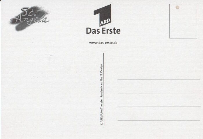 Autogramm TV | ARD | Fiona MOLLOY | 2000er "St. Angela" (Portrait Color Jander)