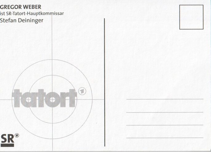Autogramm TV | ARD | Gregor WEBER | 2000er "Tatort" (Portrait Color SR)