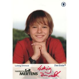 Autogramm TV | ARD | Ludwig ZIMMECK | 2000er "Tierärztin Dr. Mertens" (Portrait Color Kowalski)