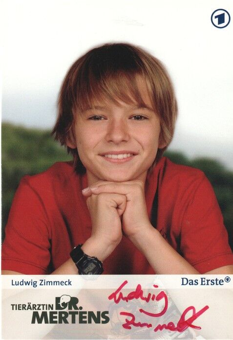 Autogramm TV | ARD | Ludwig ZIMMECK | 2000er "Tierärztin Dr. Mertens" (Portrait Color Kowalski)