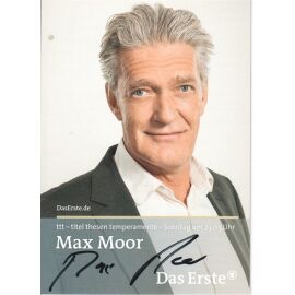 Autogramm TV | ARD | Max MOOR | 2010er "Titel Thesen Temperamente" (Portrait Color Kröning)