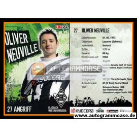Autogramm Fussball | Borussia Mönchengladbach | 2006 | Oliver NEUVILLE