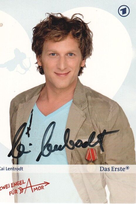 Autogramm TV | ARD | Kai LENTRODT | 2006 "Zwei Engel Für Amor" (Portrait Color Jander)