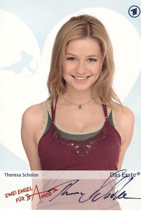 Autogramm TV | ARD | Theresa SCHOLZE | 2006 "Zwei Engel Für Amor" (Portrait Color Jander)