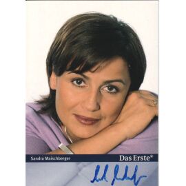 Autogramm TV | ARD | Sandra MAISCHBERGER | 2000er (Portrait Color WDR)