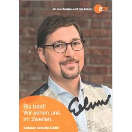 Autogramm TV | ZDF | Colmar SCHULTE-GOLTZ | 2020er "Bares Für Rares" (Portrait Color Hempel)