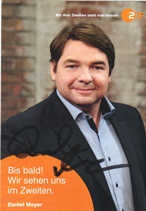 Autogramm TV | ZDF | Daniel MEYER | 2020er "Bares Für Rares" (Portrait Color Hempel)