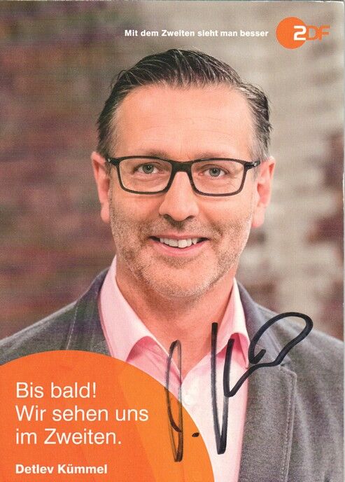 Autogramm TV | ZDF | Detlev KÜMMEL | 2020er "Bares Für Rares" (Portrait Color Hempel) 2