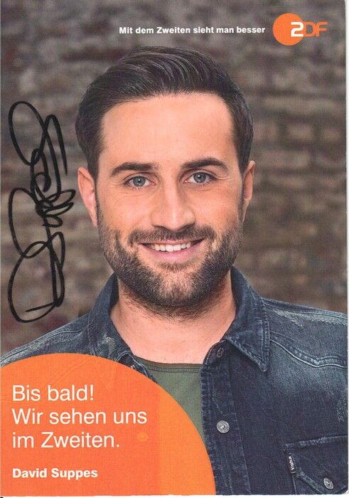 Autogramm TV | ZDF | David SUPPES | 2020er "Bares Für Rares" (Portrait Color Hempel)