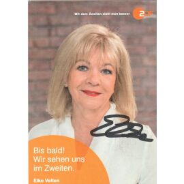 Autogramm TV | ZDF | Elke VELTEN | 2020er "Bares Für Rares" (Portrait Color Hempel)