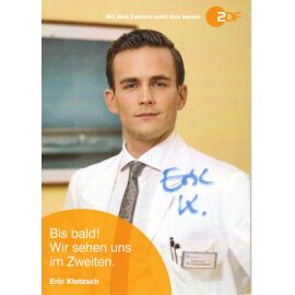 Autogramm TV | ZDF | Eric KLOTZSCH | 2020er (Portrait Color Schröder)