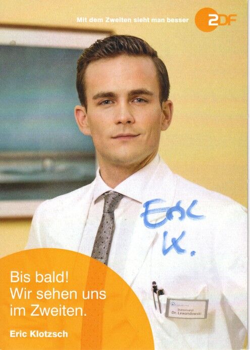 Autogramm TV | ZDF | Eric KLOTZSCH | 2020er (Portrait Color Schröder)