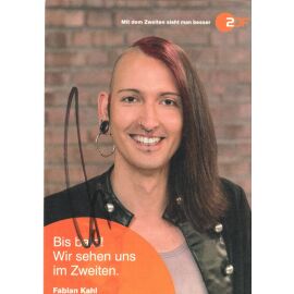 Autogramm TV | ZDF | Fabian KAHL | 2020er "Bares Für Rares" (Portrait Color Hempel)