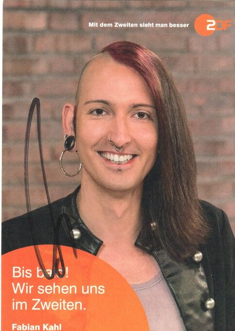 Autogramm TV | ZDF | Fabian KAHL | 2020er "Bares Für Rares" (Portrait Color Hempel)