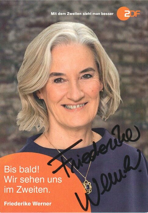 Autogramm TV | ZDF | Friederike WERNER | 2020er "Bares Für Rares" (Portrait Color Hempel)