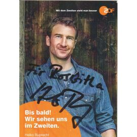 Autogramm TV | ZDF | Heiko RUPRECHT | 2020er "Bergdoktor" (Portrait Color Leo)
