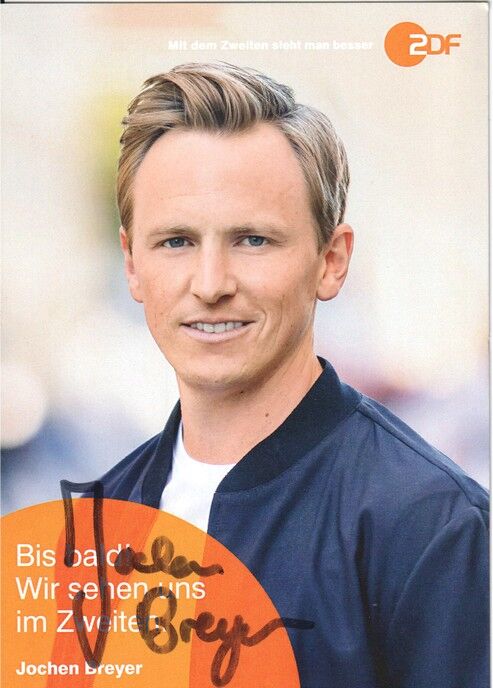 Autogramm TV | ZDF | Jochen BREYER | 2020er (Portrait Color Rupp)