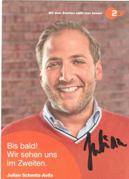 Autogramm TV | ZDF | Julian SCHMITZ-AVILA | 2020er "Bares Für Rares" (Portrait Color Articus)