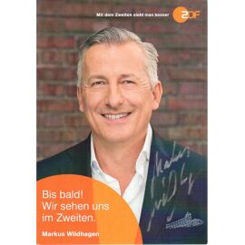 Autogramm TV | ZDF | Markus WILDHAGEN | 2020er "Bares Für Rares" (Portrait Color Hempel)