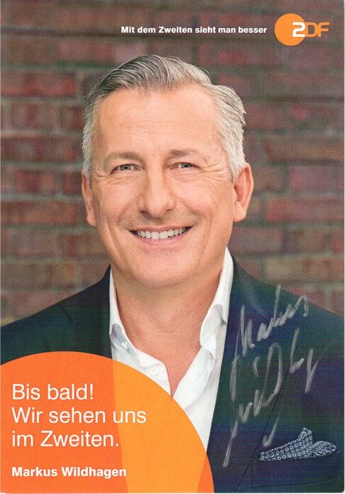 Autogramm TV | ZDF | Markus WILDHAGEN | 2020er "Bares Für Rares" (Portrait Color Hempel)