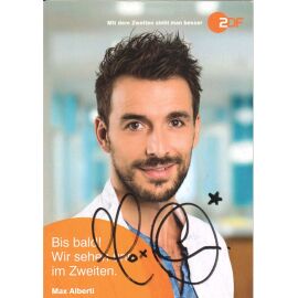 Autogramm TV | ZDF | Max ALBERTI | 2020er (Portrait Color Schröder)