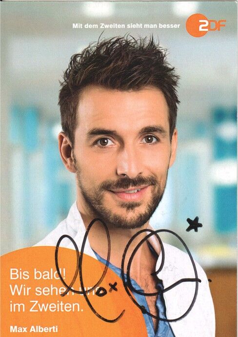 Autogramm TV | ZDF | Max ALBERTI | 2020er (Portrait Color Schröder)