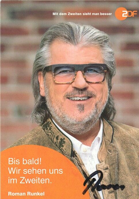Autogramm TV | ZDF | Roman RUNKEL | 2020er "Bares Für Rares" (Portrait Color Hempel)