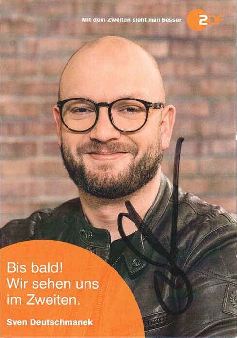 Autogramm TV | ZDF | Sven DEUTSCHMANEK | 2020er "Bares Für Rares" (Portrait Color Hempel) 1