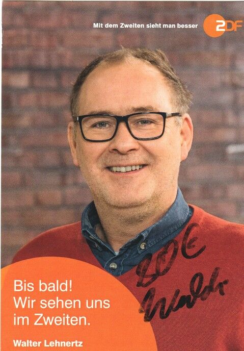 Autogramm TV | ZDF | Walter LEHNERTZ | 2020er "Bares Für Rares" (Portrait Color Hempel)