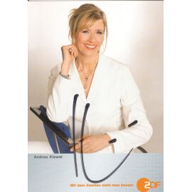 Autogramm TV | ZDF | Andrea KIEWEL | 2000er "Fernsehgarten" (Portrait Color Sauerbrei)