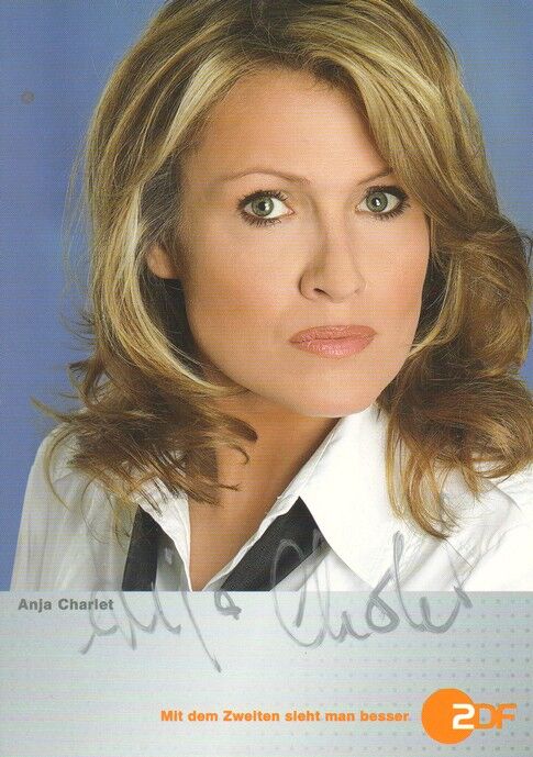 Autogramm TV | ZDF | Anja CHARLET | 2000er "Heute Mittag" (Portrait Color Bänsch)