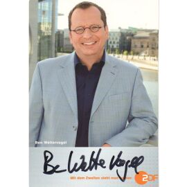 Autogramm TV | ZDF | Ben WETTERVOGEL | 2000er (Portrait Color Pietschmann)
