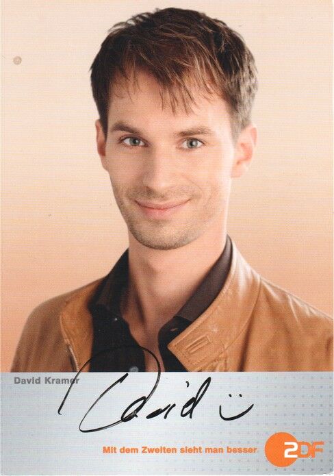 Autogramm TV | ZDF | David KRAMER | 2000er "Wege Zum Glück" (Portrait Color Kinder)