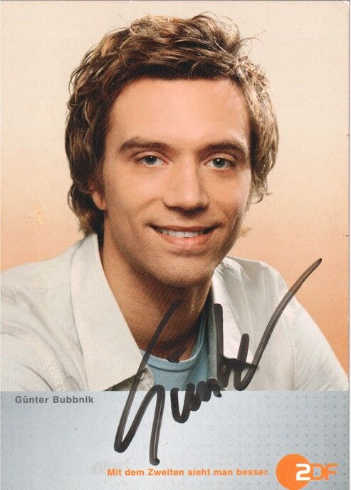 Autogramm TV | ZDF | Günter BUBBNIK | 2000er "Wege Zum Glück" (Portrait Color Kinder)