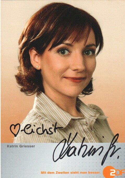 Autogramm TV | ZDF | Katrin GRIESSER | 2000er "Wege Zum Glück" (Portrait Color Kinder)