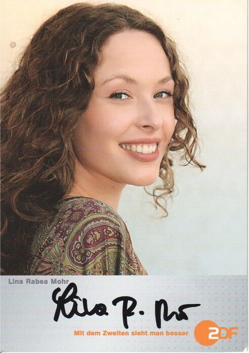 Autogramm TV | ZDF | Lina Rabea MOHR | 2000er "Wege Zum Glück" (Portrait Color Incoronato)
